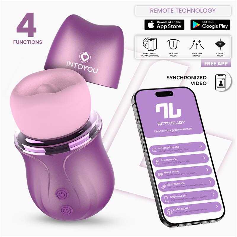 Suvi Estimulador con Licking, Biting, Succión y Vibración USB-C con APP - imagen 1