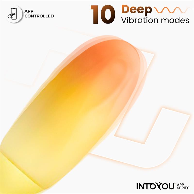 Huevo Silicona Doble Capa con APP Amarillo/Naranja - imagen 4