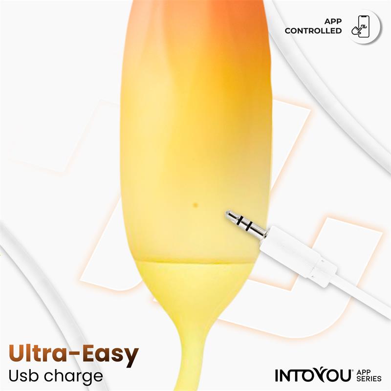 Huevo Silicona Doble Capa con APP Amarillo/Naranja - imagen 8
