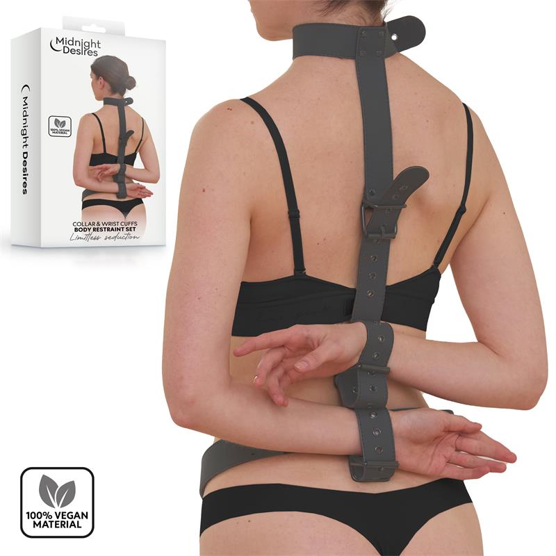 Set de Restricciones con Collar y Esposas - imagen 1