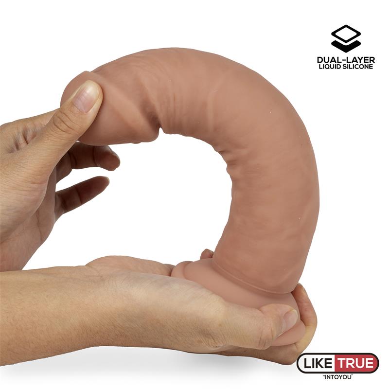 Dildo Realista Silicona Líquida Dual Layer 8.5 - imagen 5