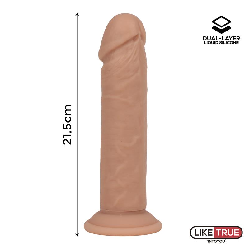 Dildo Realista Silicona Líquida Dual Layer 8.5 - imagen 7