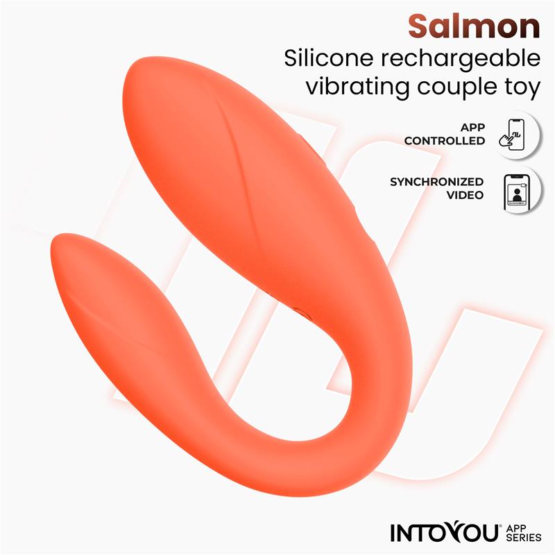 Juguete para Parejas con APP Flexible Salmon - imagen 4