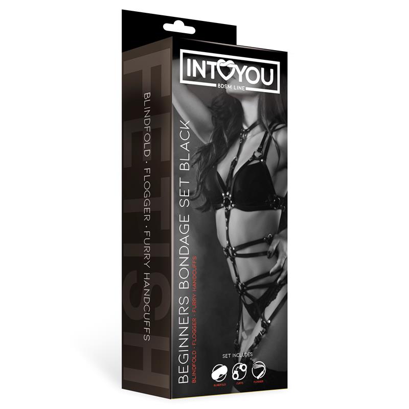 Set de Bondage para Principiantes Beginners 3 Piezas Negro - imagen 2