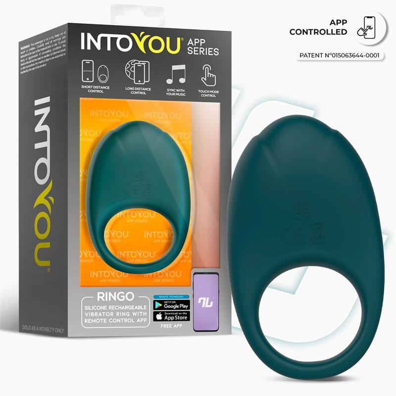 Ringo Anillo Vibrador con APP Unibody Verde - imagen 2