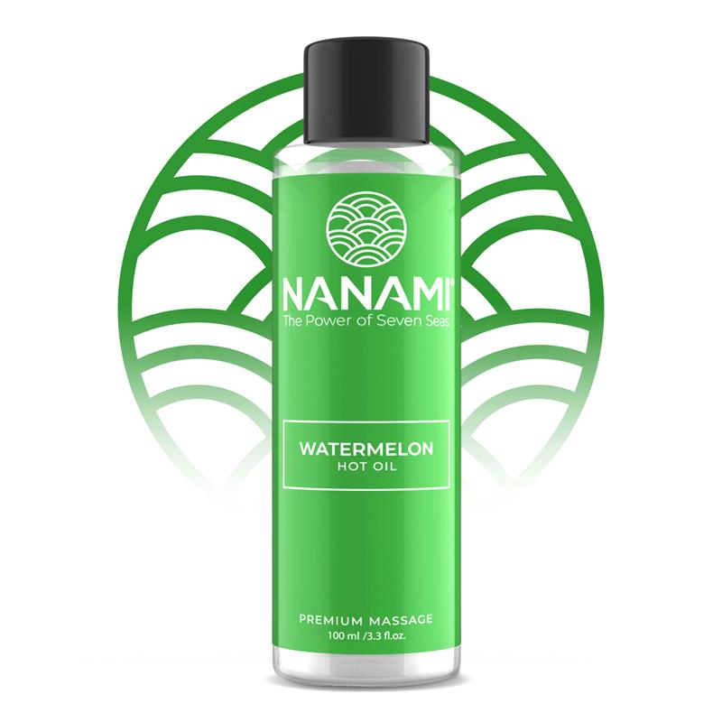 Nanami Aceite de Masaje Efecto Calor Aroma a Sandía 100ml - imagen 1