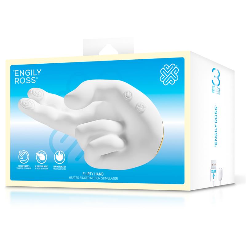 Flirty Hand Estimulador Finger con Efecto Calor - imagen 9