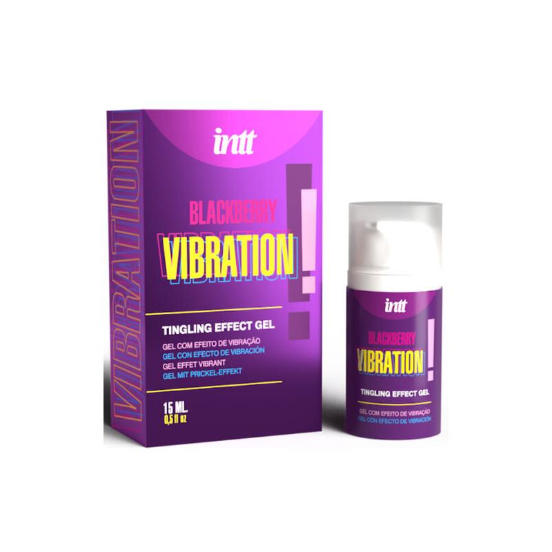 Gel Vibrador Líquido Sabor Mora 15 ml - imagen 1