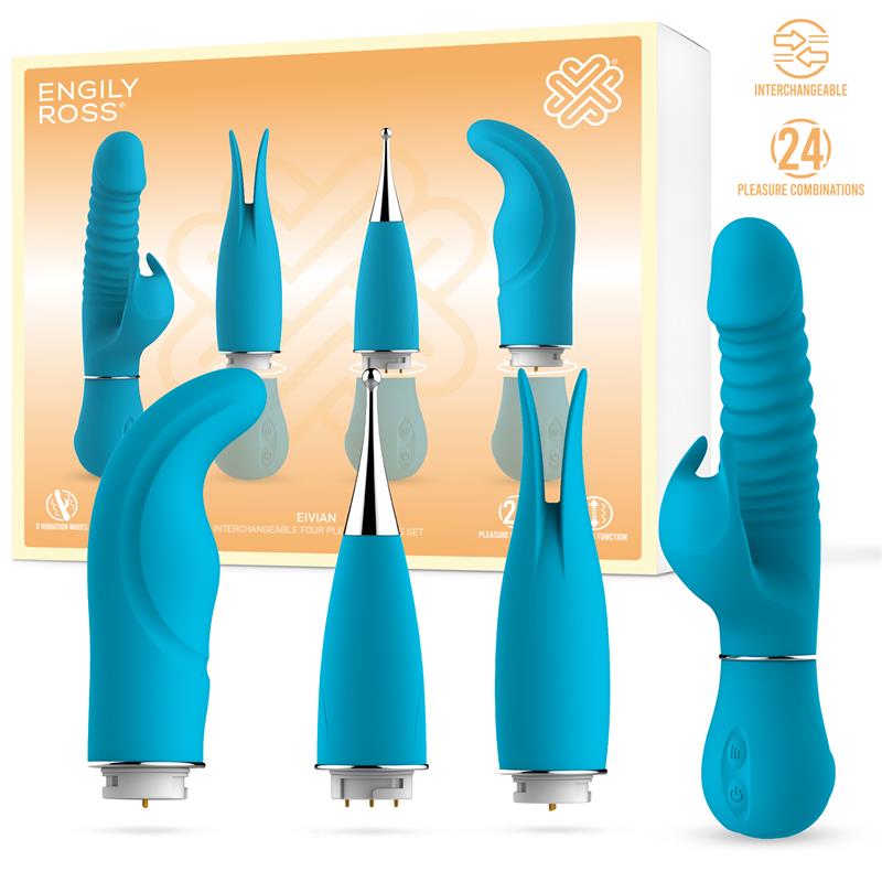 Eivian Set 4 Piezas Intercambiables Vibración y Thrusting - imagen 1