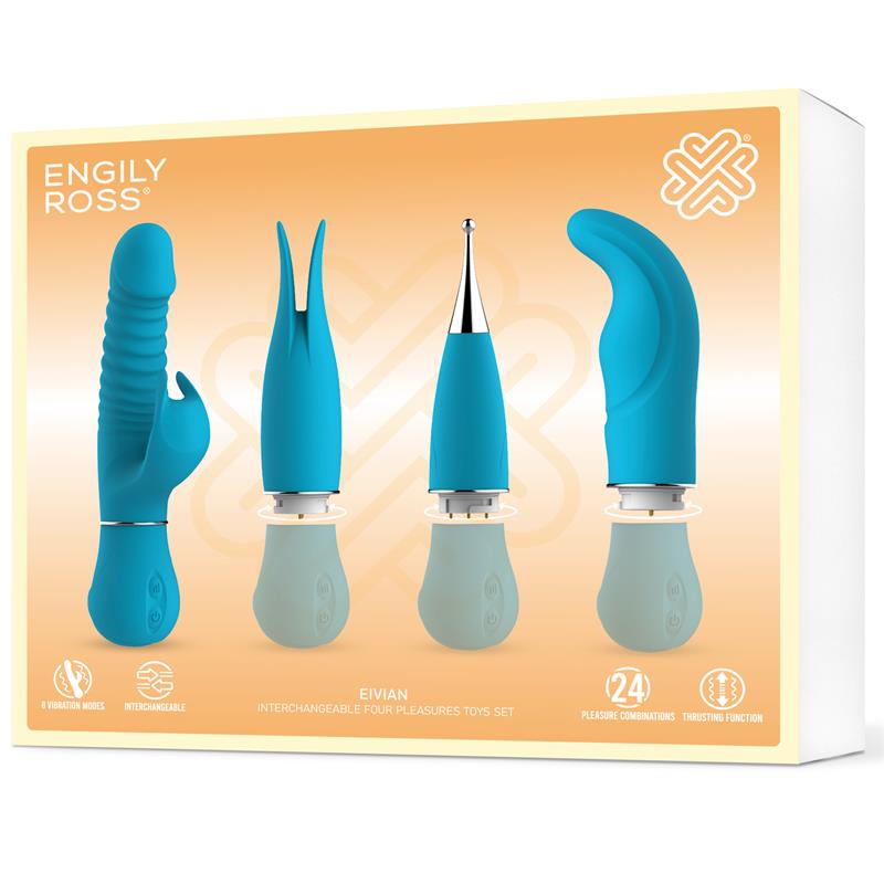 Eivian Set 4 Piezas Intercambiables Vibración y Thrusting - imagen 8