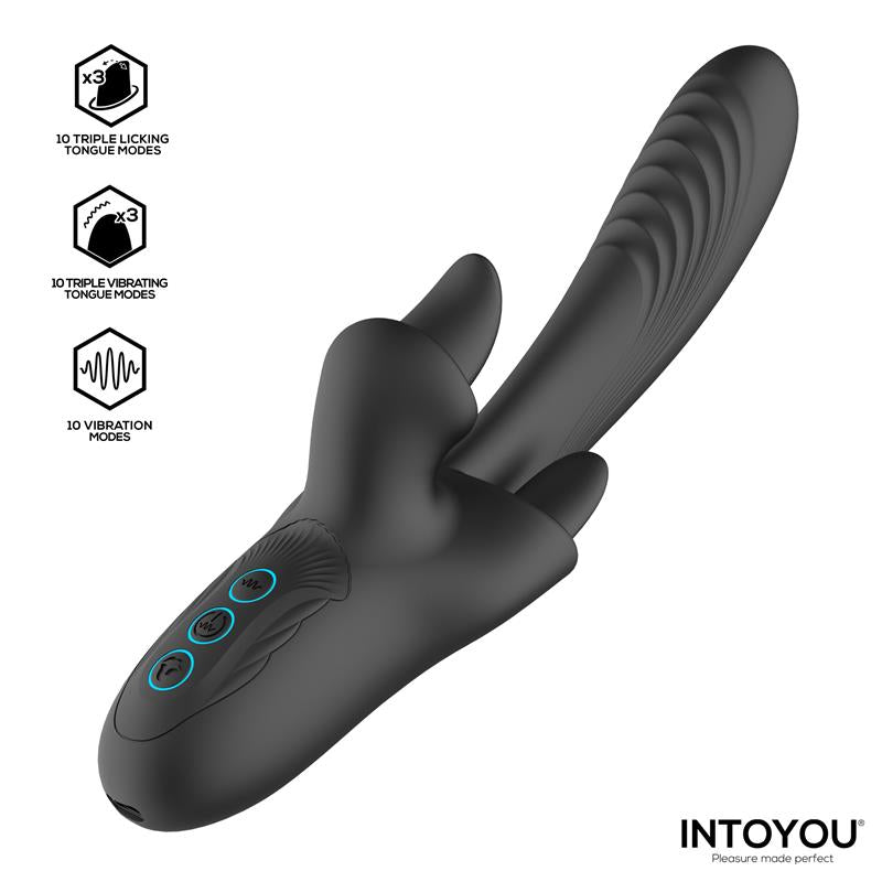 Triton Vibrador Triple Lengua - imagen 4