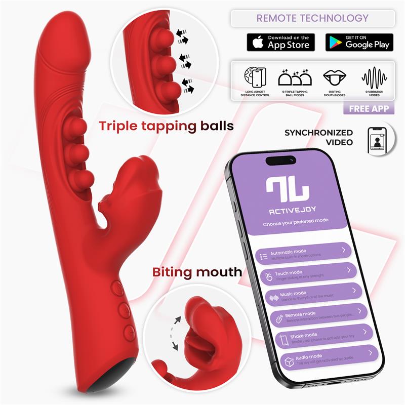 Trixy Vibrador con Tapping y Biting con App - imagen 1