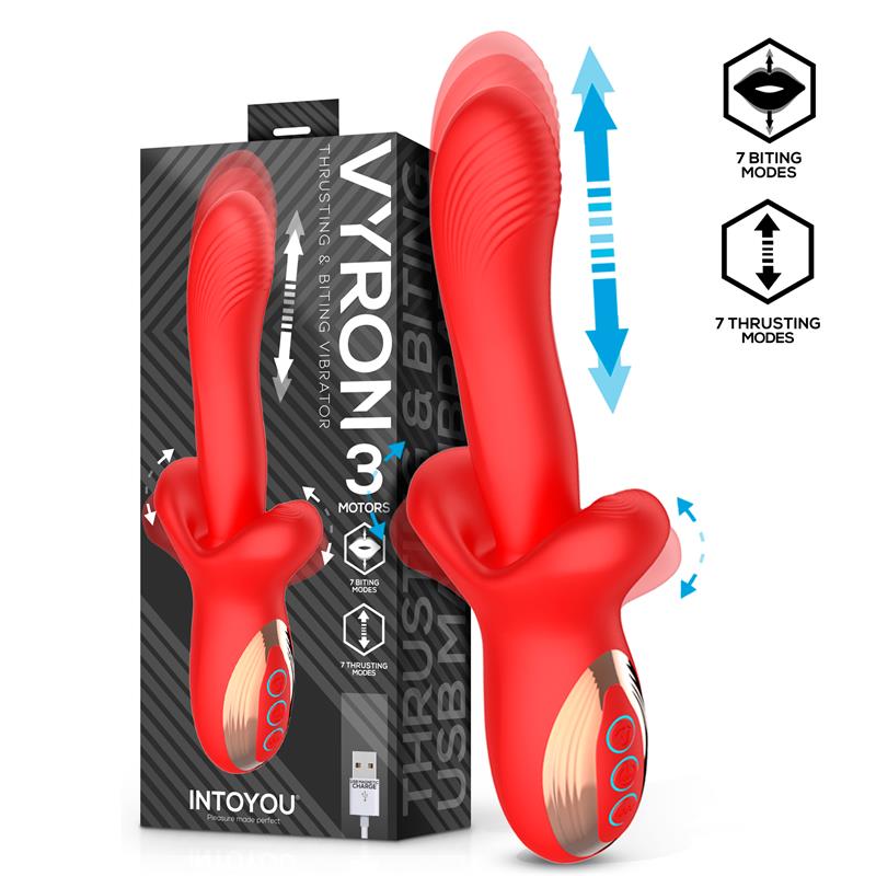 Vyron Vibrador con Thrusting y Biting (Mordisqueo) - imagen 1