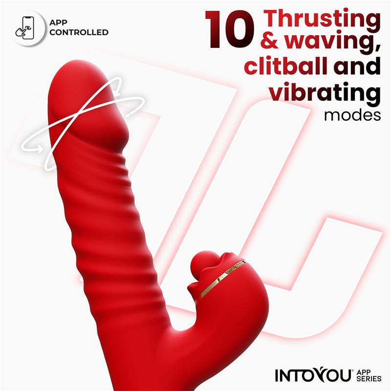 Ascen Vibrador con Thrusting y Waving y APP USB Magnético - imagen 4