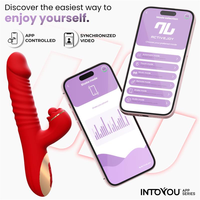 Ascen Vibrador con Thrusting y Waving y APP USB Magnético - imagen 6