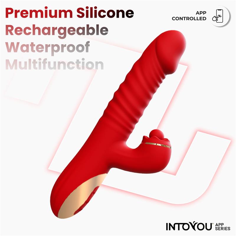 Ascen Vibrador con Thrusting y Waving y APP USB Magnético - imagen 5