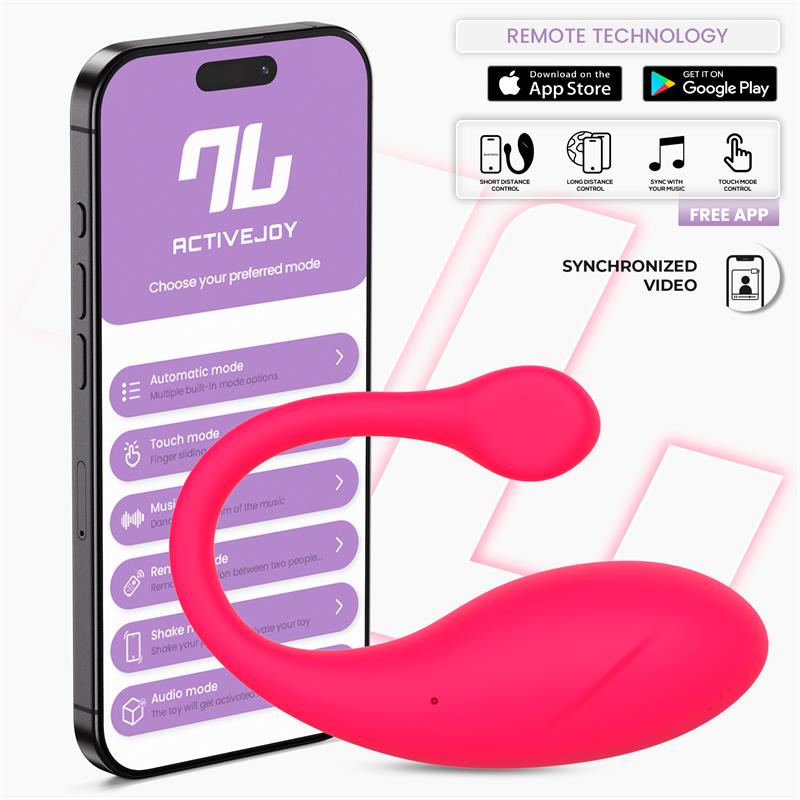 Bulby Huevo Vibrador con APP Rosa Intenso - imagen 1