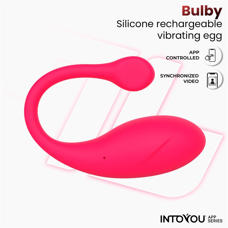 Bulby Huevo Vibrador con APP Rosa Intenso - imagen 3