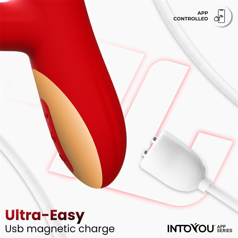 Ascen Vibrador con Thrusting y Waving y APP USB Magnético - imagen 8