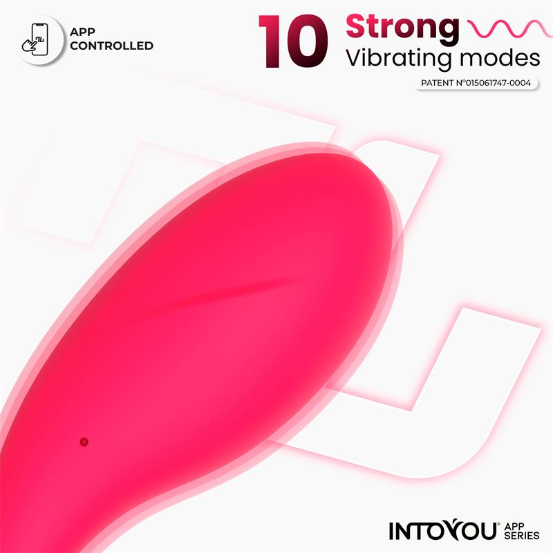 Bulby Huevo Vibrador con APP Rosa Intenso - imagen 4
