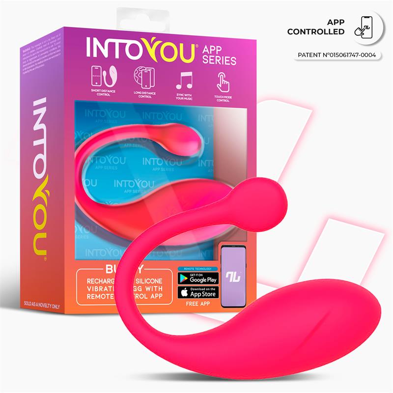 Bulby Huevo Vibrador con APP Rosa Intenso - imagen 2