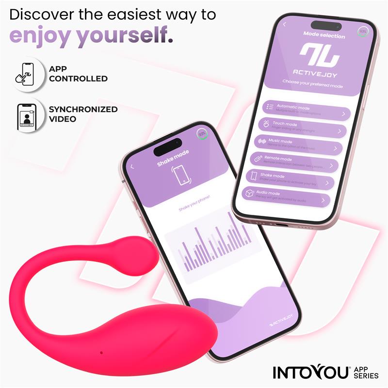 Bulby Huevo Vibrador con APP Rosa Intenso - imagen 6
