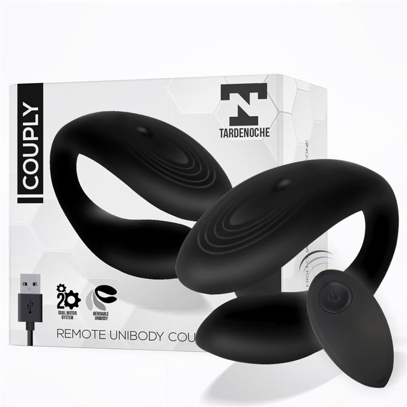 Couply Juguete para Parejas con Control Remoto USB Unibody Silicona Líquida - imagen 1