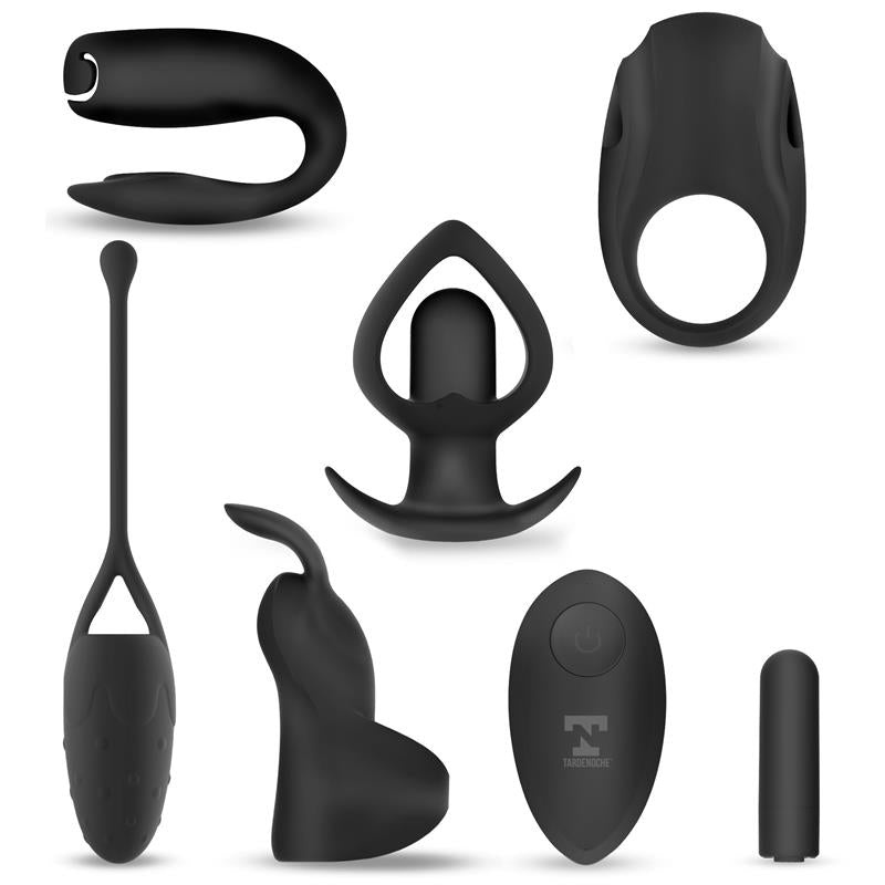 Six-In-One Kit de Bala Vibradora y 5 Accesorios de Silicona - imagen 2