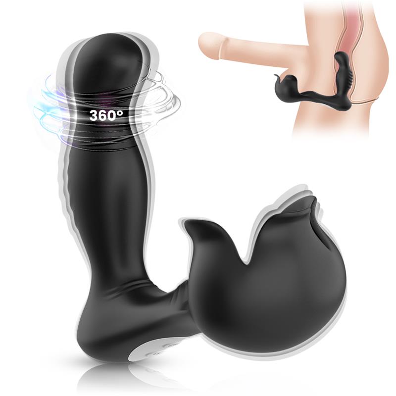 Masajeador Prostático Rotación 360º Estimulación Testiculos - imagen 2