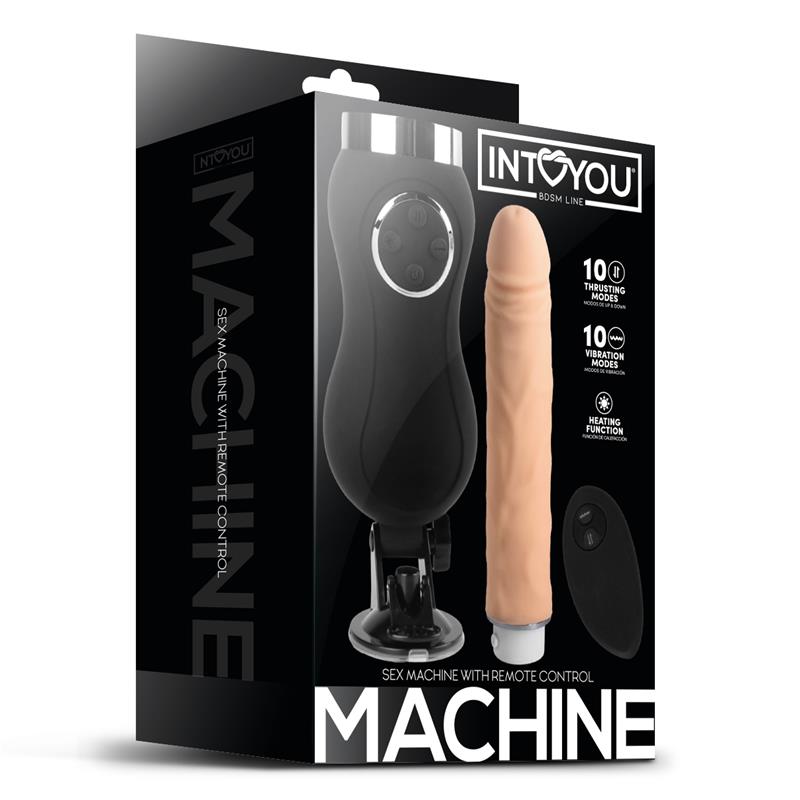 Sex Machine Vibración, Thrusting y Calor Control Remoto USB - imagen 6