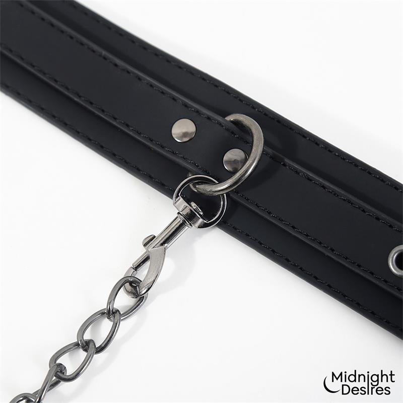 Collar con Esposas para Tobillos con Cadena - imagen 4