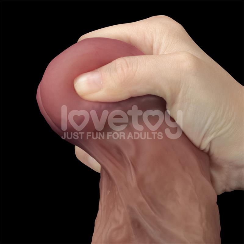 Dildo Dual Layered XXL 10.5 Negro - imagen 8