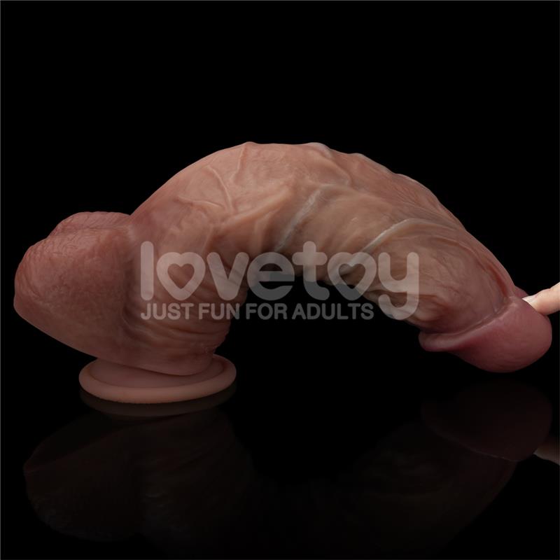 Dildo Dual Layered XXL 10.5 Negro - imagen 9