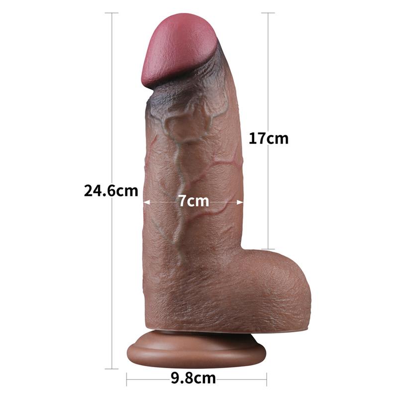 Dildo Silicona Dual Layered XXL 9.5 - imagen 11