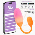 NexEgg Huevo Vibrador Silicona Doble Capa App Naranja/Rosa - imagen 1