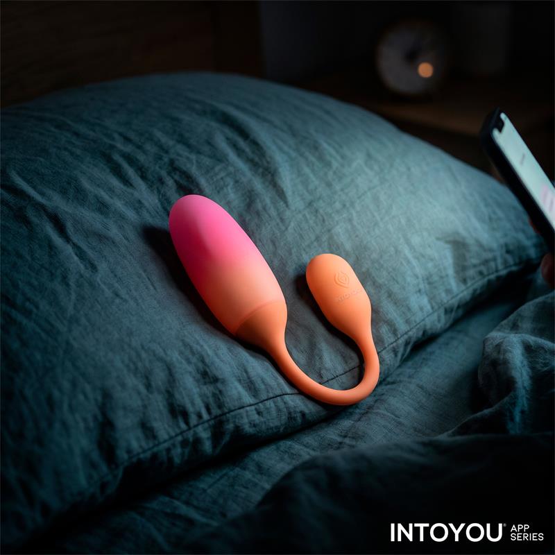 NexEgg Huevo Vibrador Silicona Doble Capa App Naranja/Rosa - imagen 10