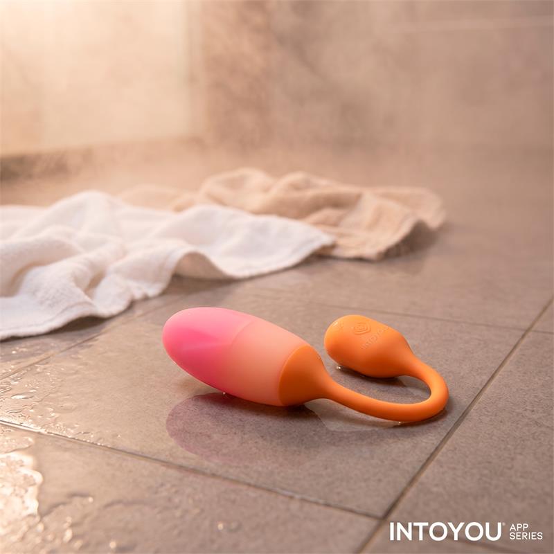 NexEgg Huevo Vibrador Silicona Doble Capa App Naranja/Rosa - imagen 11