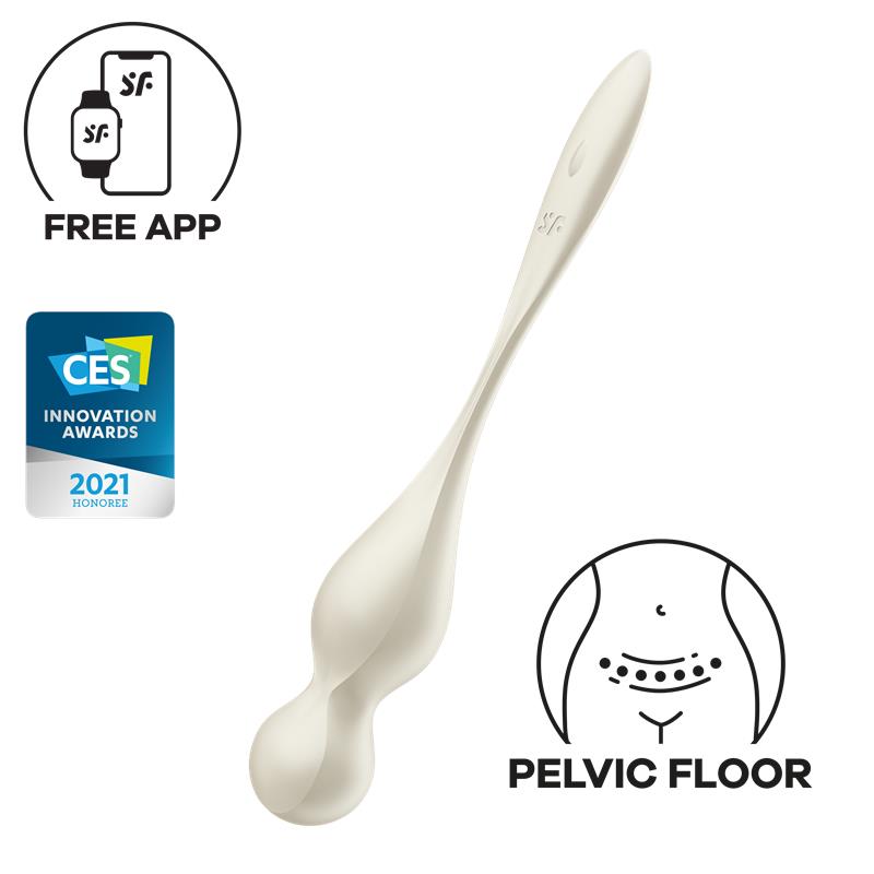 Love Birds 1 Bolas Kegel con APP Blanco - imagen 1