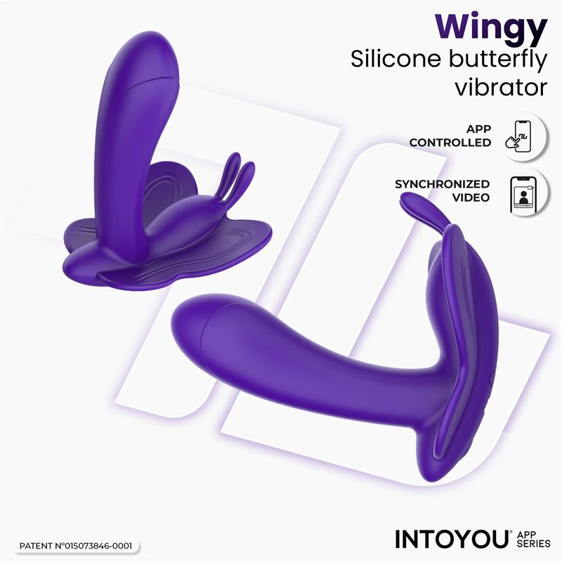 Wingy Estimulador Mariposa con APP Púrpura - imagen 4