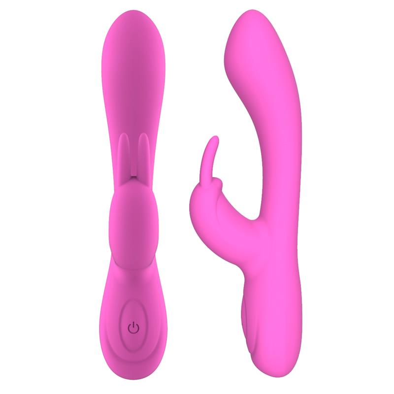 Mauve Vibrador Unibody Silicona Líquida USB Rosa - imagen 3
