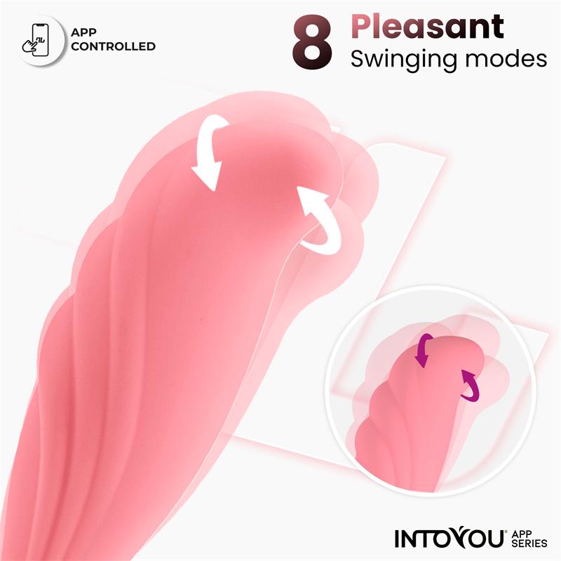 Huevo Vibrador con Movimiento Waving con APP USB - imagen 4