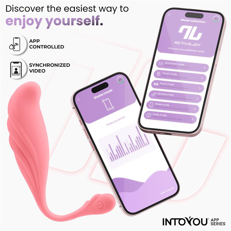 Huevo Vibrador con Movimiento Waving con APP USB - imagen 6