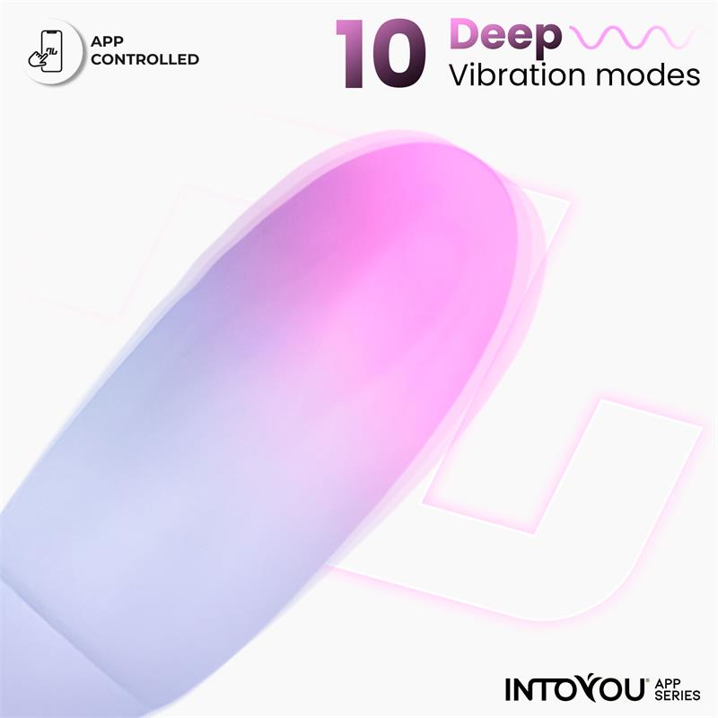 Huevo Silicona Doble Capa con APP Rosa/Azul - imagen 6