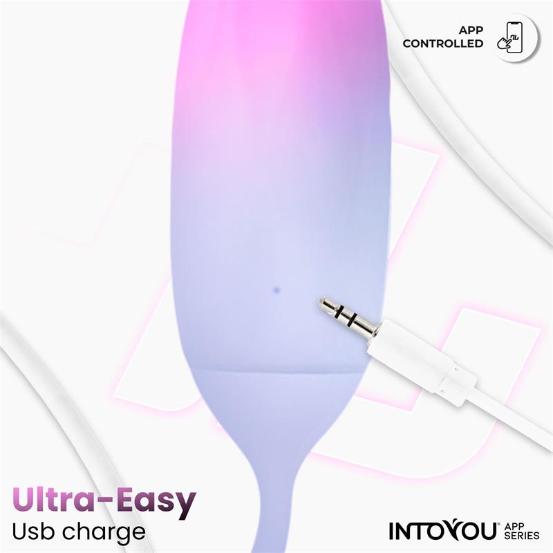 Huevo Silicona Doble Capa con APP Rosa/Azul - imagen 8