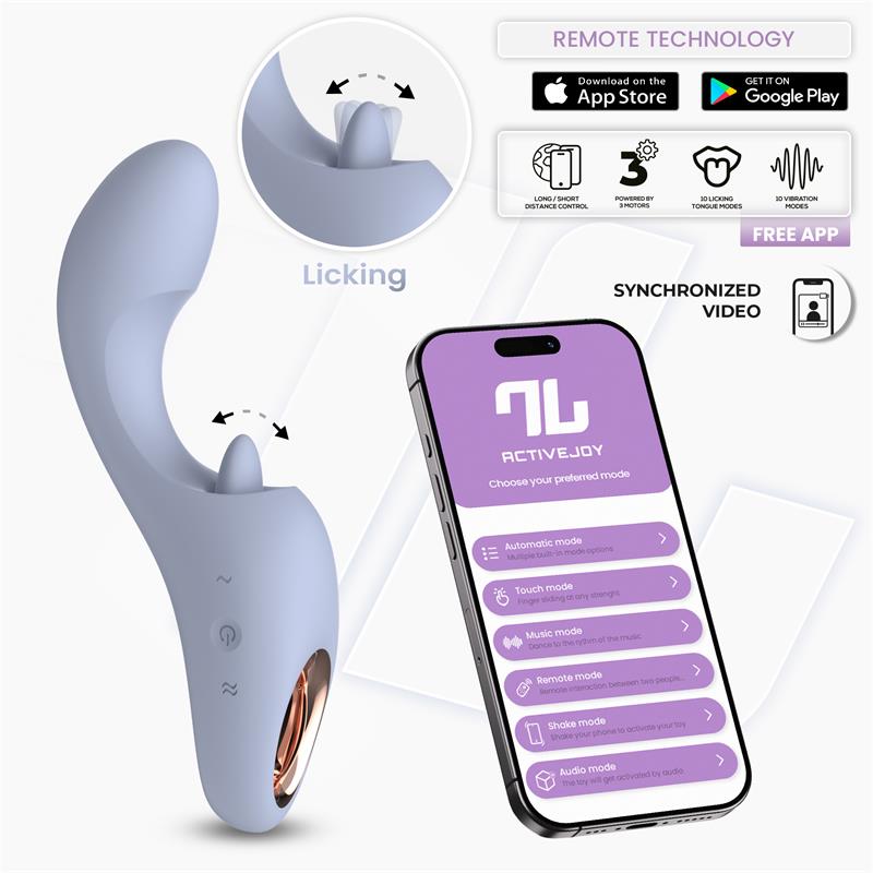 Licky Vibrador con Lengua Licking con App - imagen 1