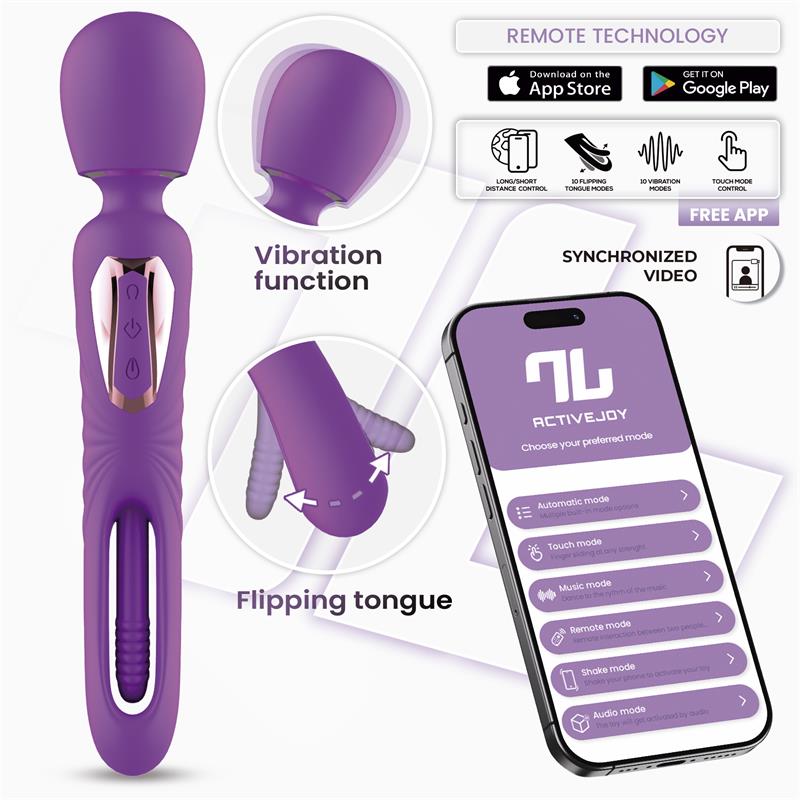Salma Masajeador con Flipping Tongue y Vibración con App - imagen 1