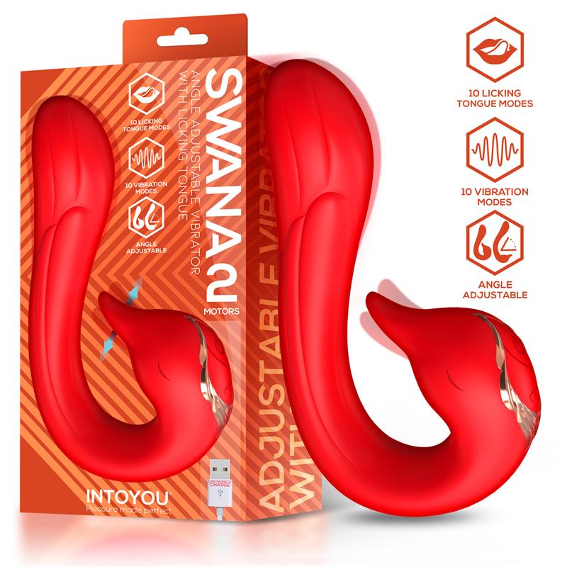 Swana Vibrador con Lengua y Ángulo Ajustable - imagen 1