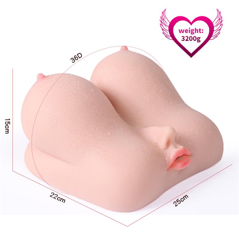 Jalome Masturbador 3 en 1 Vagina, Boca y Pecho 3.2 kg - imagen 10