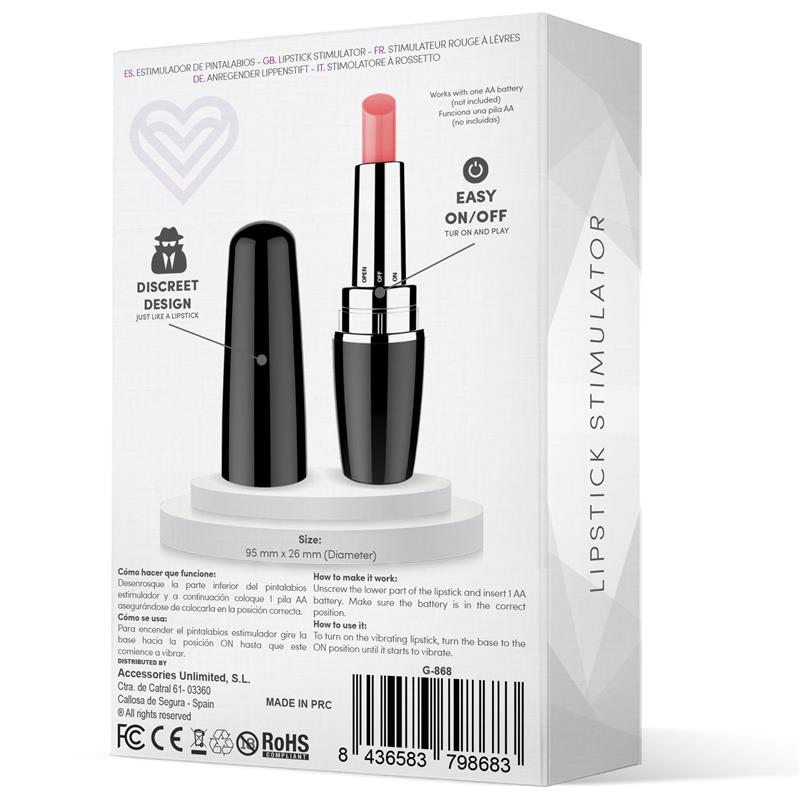 Viblips Estimulador Pintalabios Negro 3