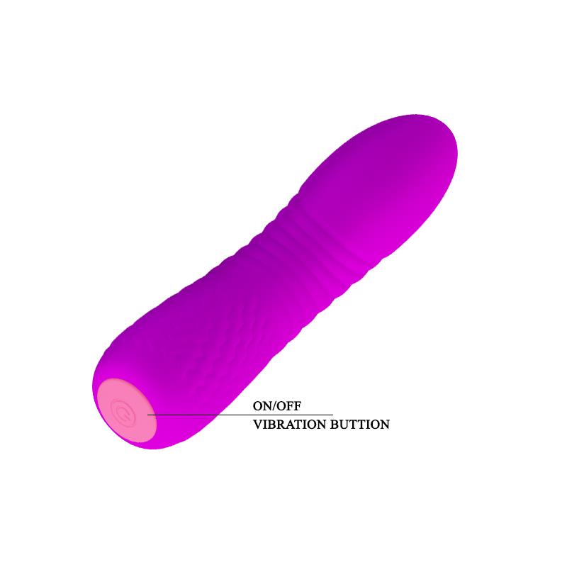 Vibrador Abner USB Silicona Purpura 3